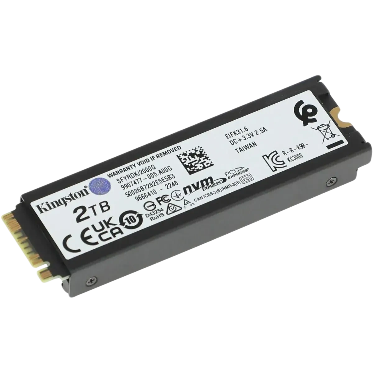 Твердотельный накопитель Kingston 2000 Gb FURY RENEGADE SFYRDK/2000G