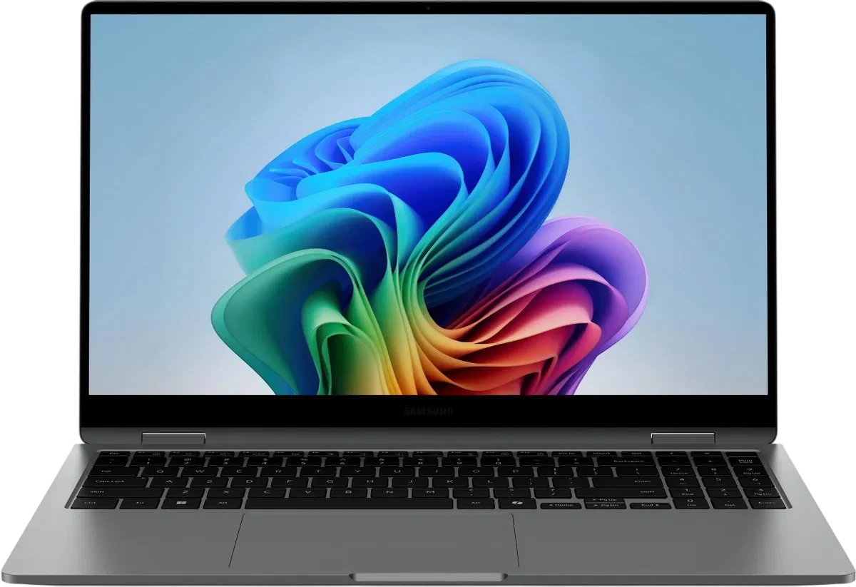 Ноутбук Samsung Galaxy Book 5 360 NP750QHA-KA1 (Ultra 7 256V/15.6" 1920x1080, AMOLED, Сенсорный/16Gb/512b SSD M.2/Intel Arc 140V (8gb)/Win 11 Home) Gray - фото