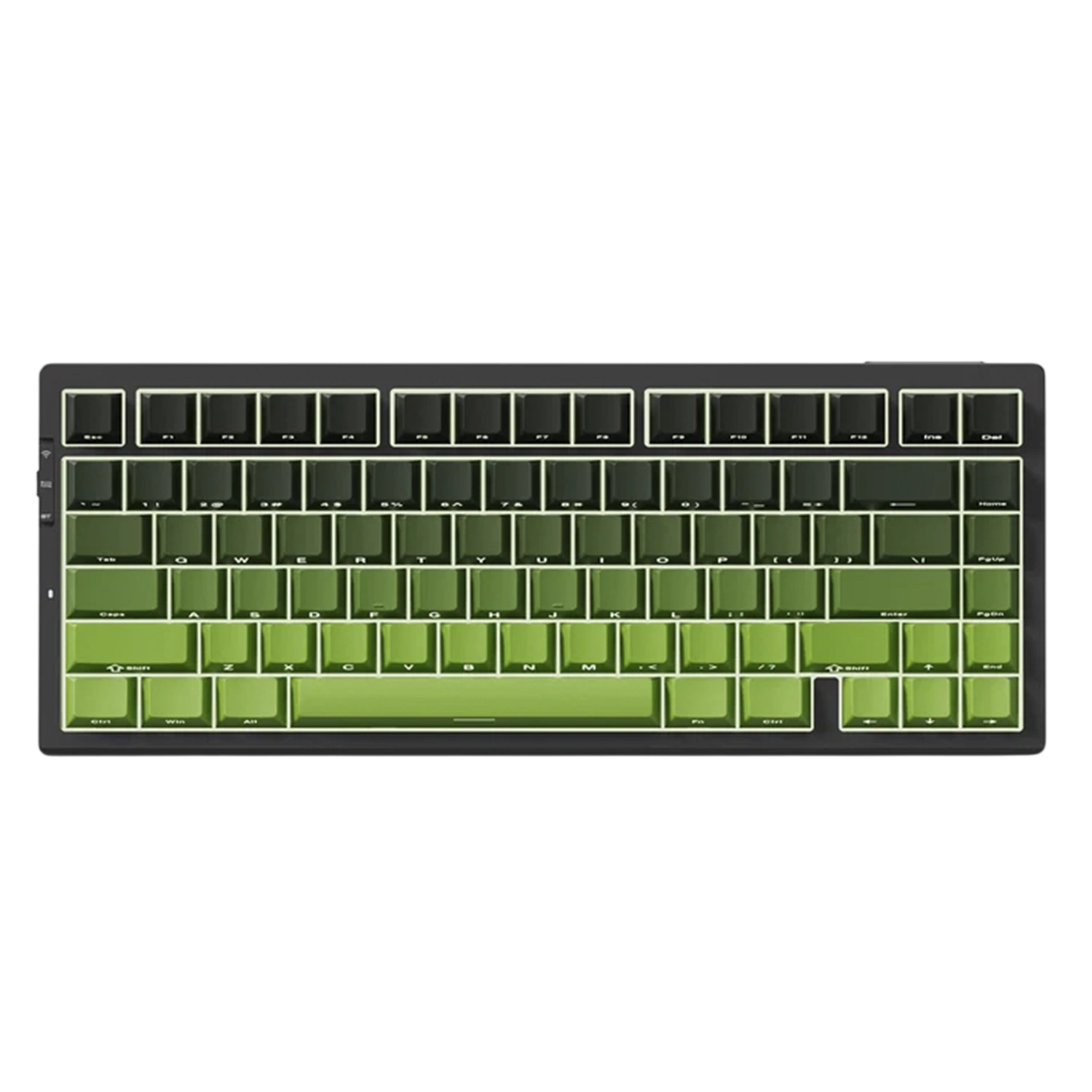 Фото - Механическая беспроводная клавиатура MCHOSE G75 PRO цвет-градиент зеленый, русская раскладка