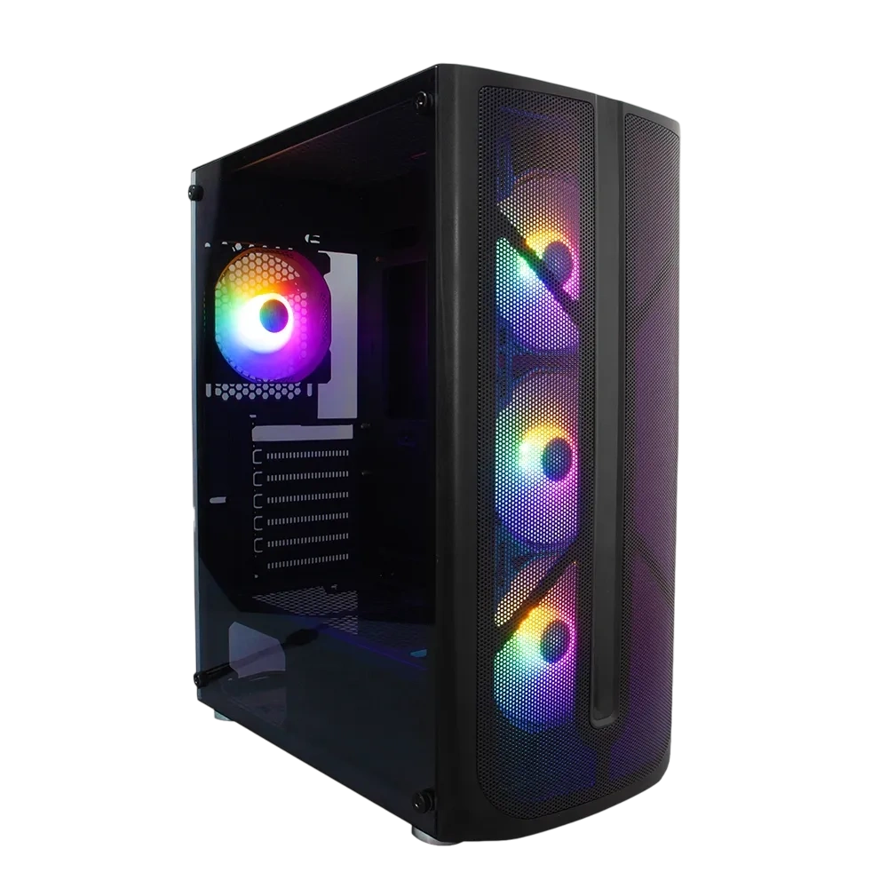 Компьютерный корпус 1STPLAYER FIREBASE X4 (X4-BK-4F1) Black купить по выгодной цене! 