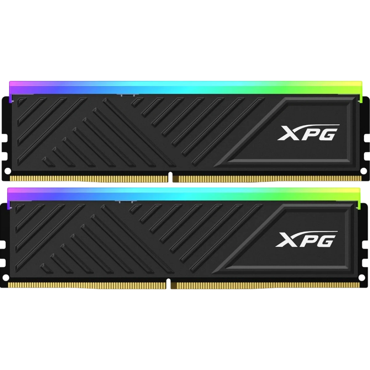 Оперативная память DDR4 32 Gb (16Gb*2) 3200 MHz ADATA Spectrix D35 RGB (AX4U320016G16A-DTBKD35G)