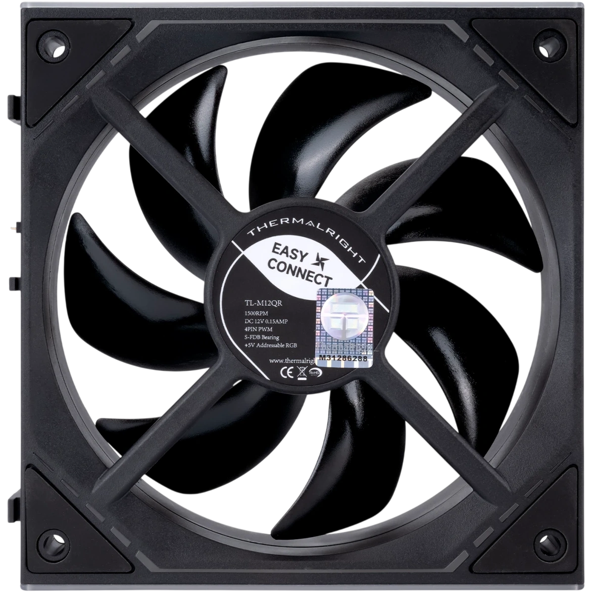 Комплект вентиляторов для корпуса Thermalright TL-M12QR X2 Reverse ARGB Black (TRTLM12QRX2.2P)