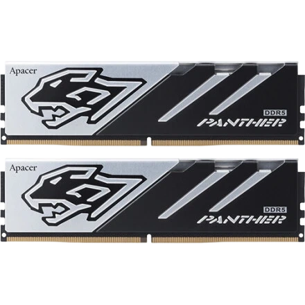 Оперативная память Apacer  DDR5  32GB  5600MHz DIMM Panther Gaming Memory CL40 1.25V Kit (2x16GB) (Retail) 2048*8  Heat Sink (Retail) 3 years (AH5U32G56C5227BAA-2)
