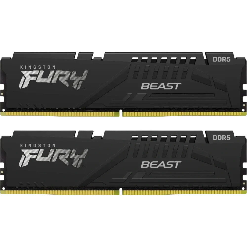 Оперативная память 16 Gb 6000 MHz Kingston FURY Beast Black (KF560C30BBEK2-16) купить по выгодной цене! 