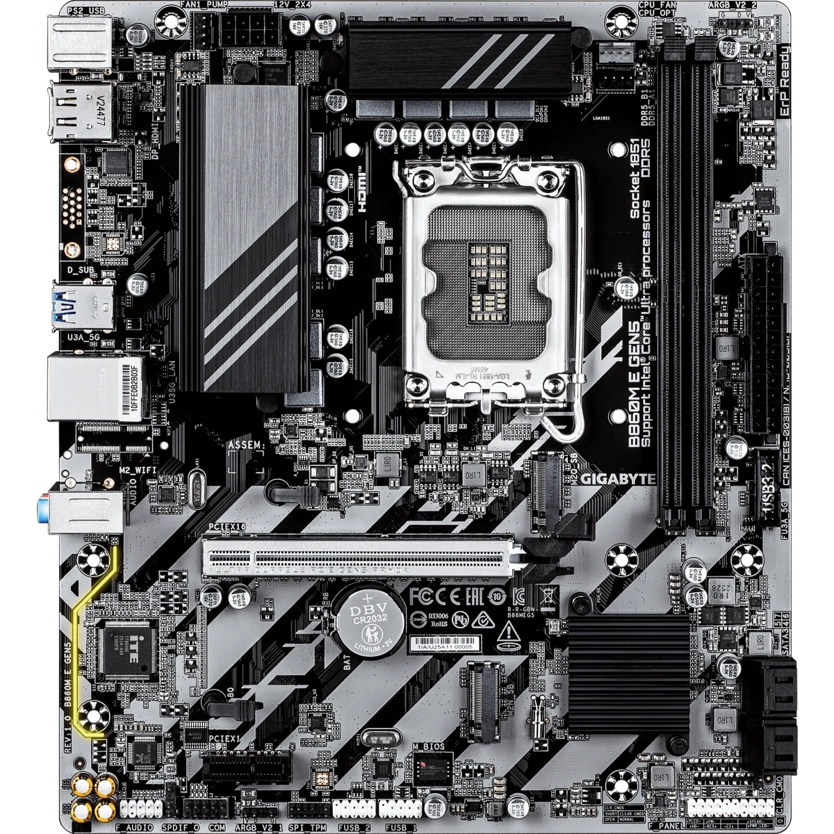 Материнская плата Gigabyte B860M E GEN5