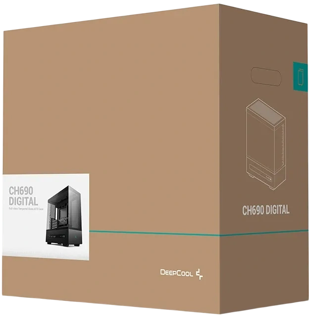 Компьютерный корпус Deepcool CH690 DIGITAL Black (R-CH690-BKNNA0D-G-1)