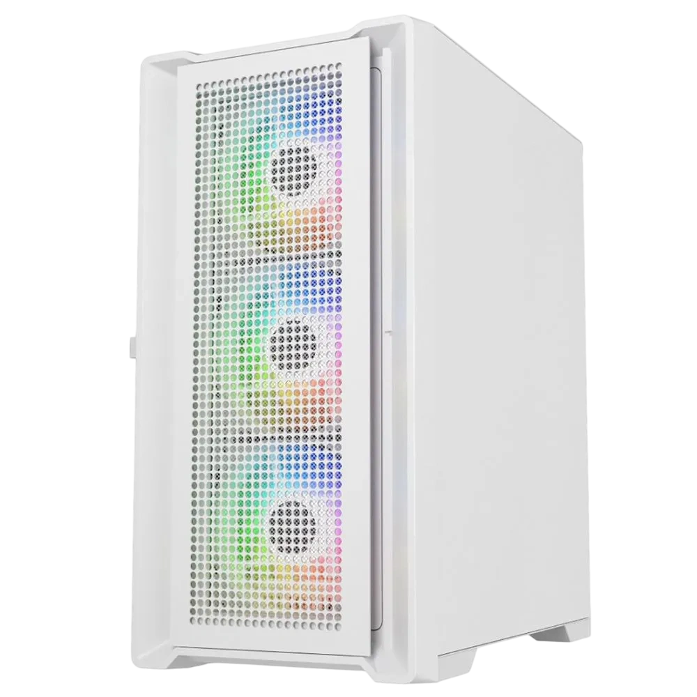 Компьютерный корпус Powercase Alisio Micro X4W V2 TG ARGB White (CAMCXW-A4)