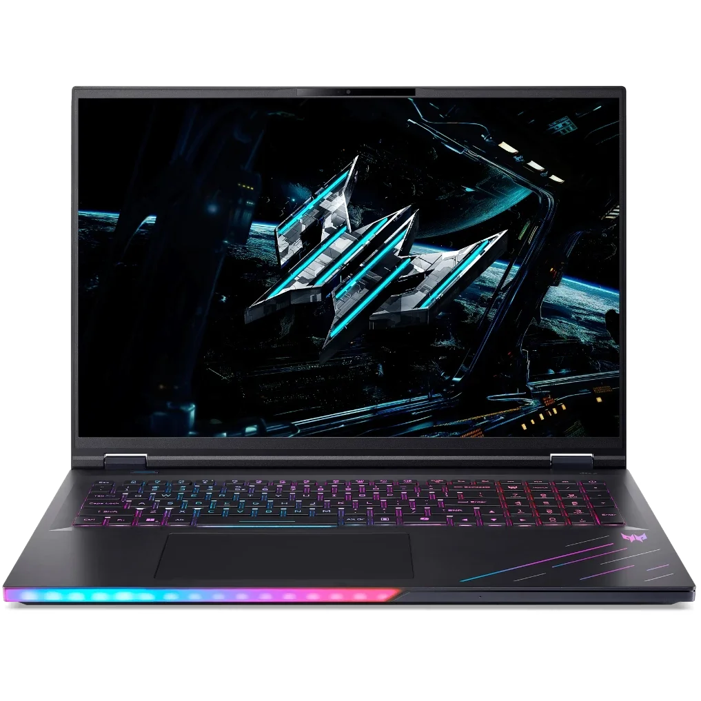 Ноутбук Acer Predator Helios 18 AI PH18-73-90A6 (Core Ultra 9 275HX/18" miniLED 2560x1600/32Gb/4Tb SSD/NVIDIA GeForce RTX 5080 16Gb/Win 11 Pro) Black - фото