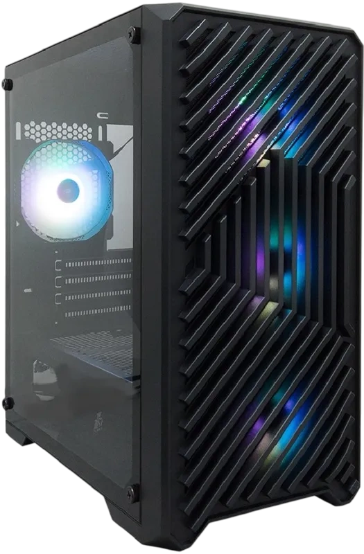 Компьютерный корпус 1STPLAYER TRILOBITE T5 ARGB Black (T5-BK-4F7) купить по выгодной цене! 