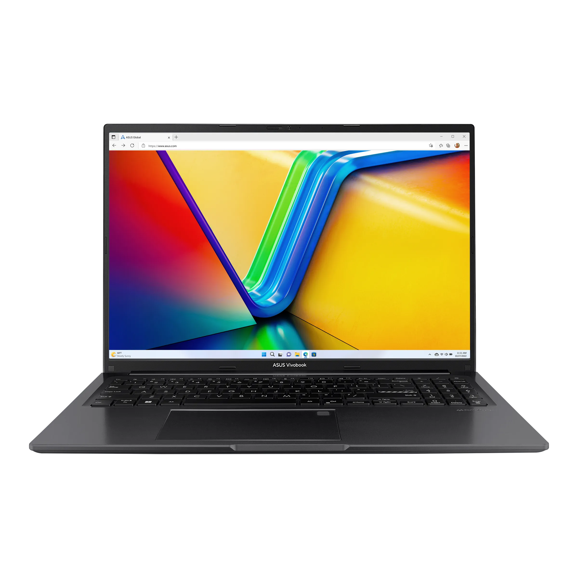 Ноутбук Asus VivoBook 16 M1605YA-MB341 (AMD Ryzen 7 5825U/16"/1920x1200/16GB/512GB SSD/AMD Radeon Vega 8/Win 11 Pro) Black - фото