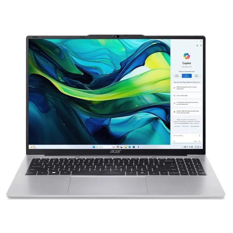 Ноутбук Acer Aspire Lite 16-52P-31UT (Core i3-1305U/16"/1920x1200/16Gb/512Gb SSD/NoOS) Silver Ноутбук Acer Aspire Lite 16-52P-31UT (Core i3-1305U/16"/1920x1200/16Gb/512Gb SSD/NoOS) Silver