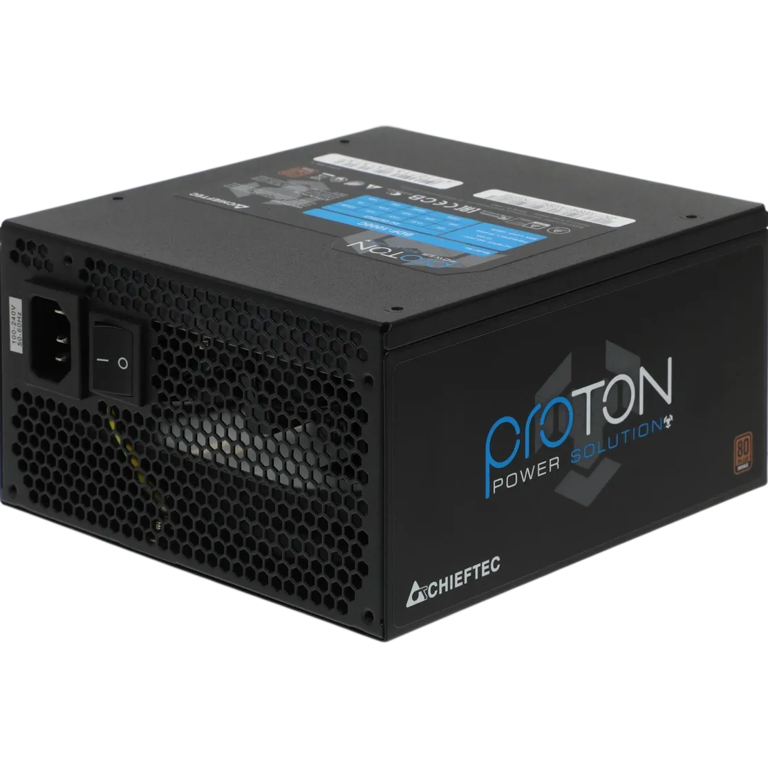 Блок питания Chieftec PSU BDF-1000С 1000W Proton ATX2.3, EPS12V 230V 14cm Fan 80+Bronze Active PFC, 20+4, 2*8(4+4)p, 6*8(6+2)p, 9xSATA, 3xMolex, FDD