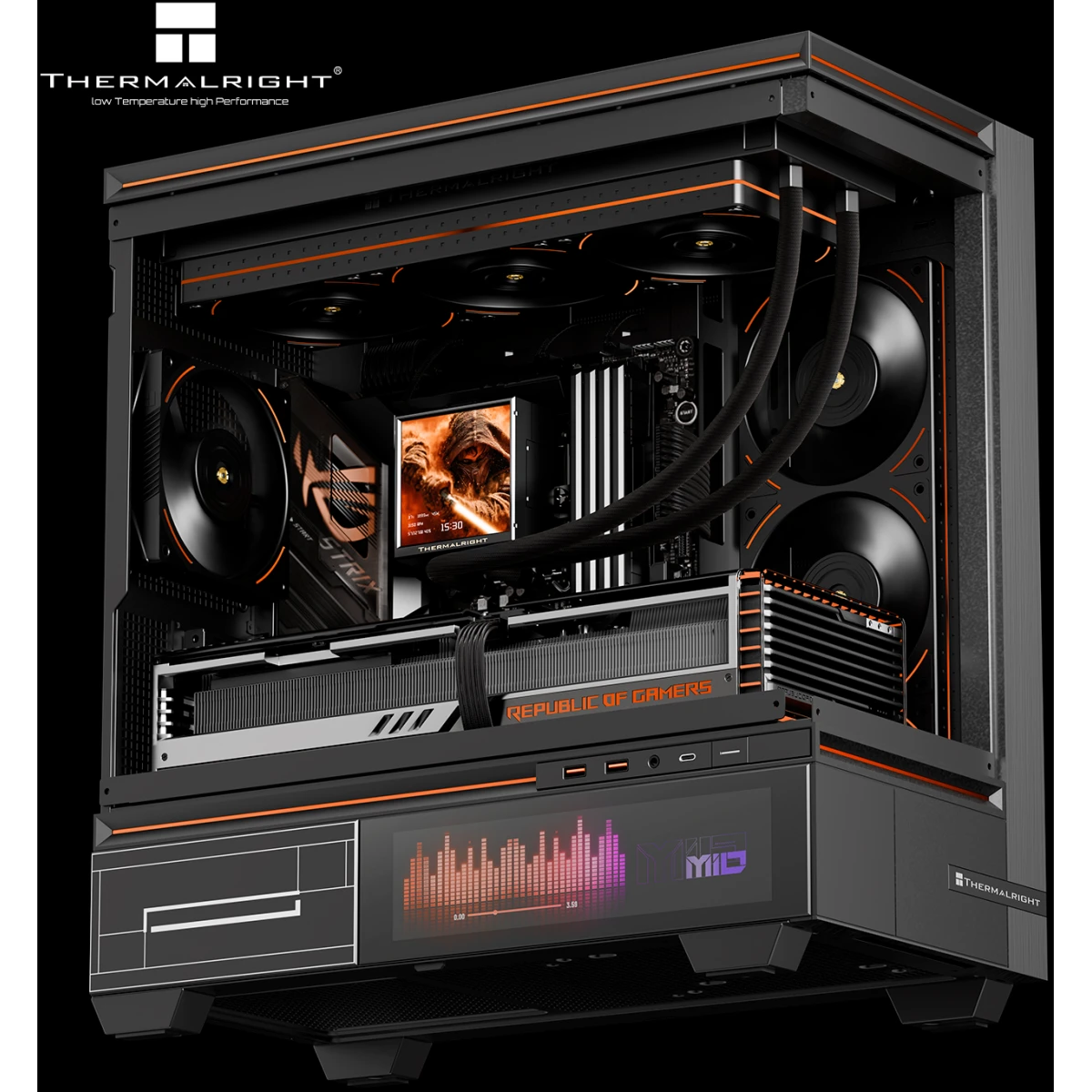Система жидкостного охлаждения для процессора Thermalright Peerless Vision 360 UB ARGB Black (TRPV360UBAB)