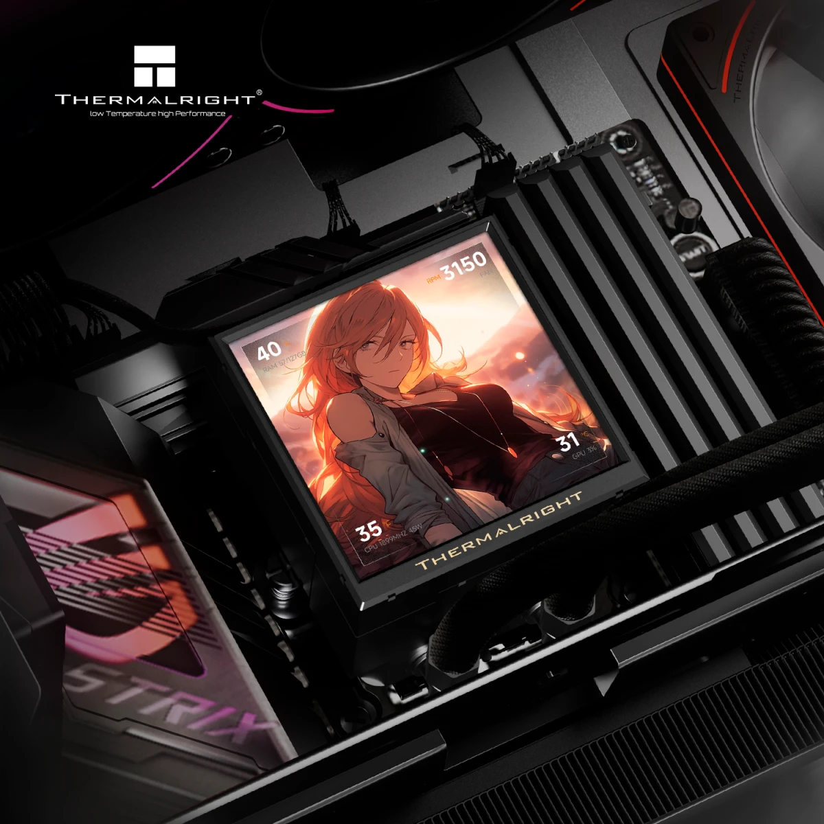 Система жидкостного охлаждения для процессора Thermalright Peerless Vision 360 UB ARGB Black (TRPV360UBAB)
