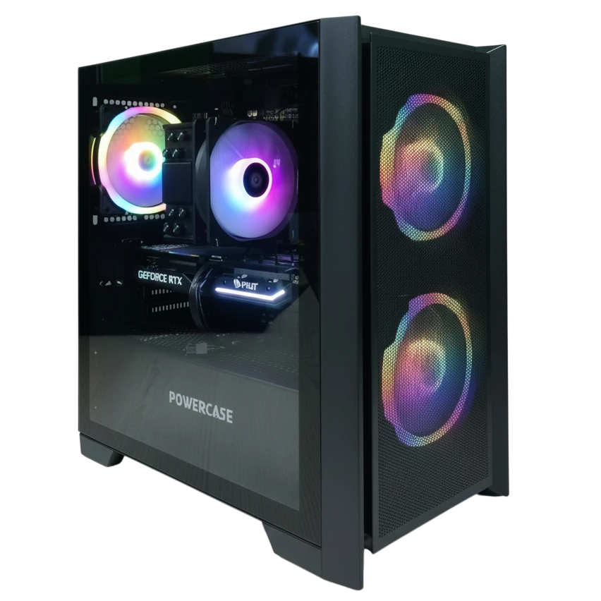 Игровой компьютер 992604 (Ryzen 5 7500F 3.7 ГГц/AMD B650/32 ГБ DDR5 6 ГГц/1024 ГБ SSD/RTX 5060 Ti 16 ГБ/Wi-Fi/650W/Powercase ALISIO Micro Z3B ARGB V2 ARGB Black) - купить!