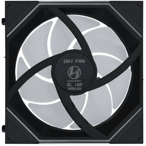 Вентилятор для корпуса Lian Li UNI FAN SL-INF WIRELESS 120 Reverse Blade 12RSLIN1W1B ARGB Black (G99.12RSLIN1W1B.R0)