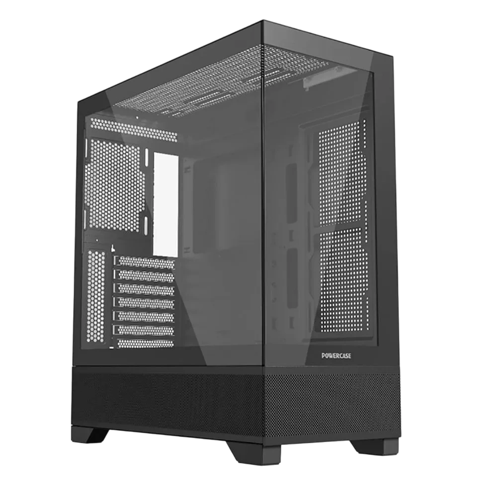 Компьютерный корпус Powercase Luminous TG Black CLB-L0 купить по выгодной цене! 