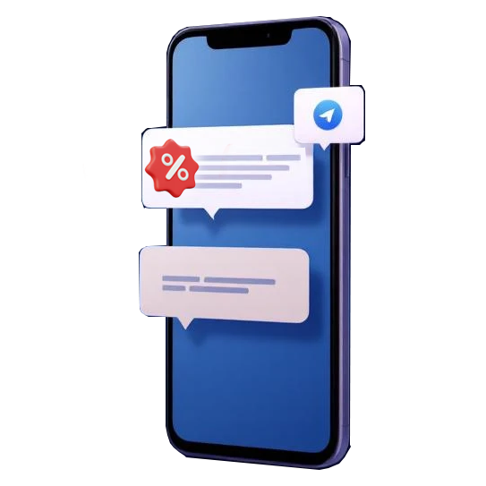 Скидка за вступление в наш Telegram канал.