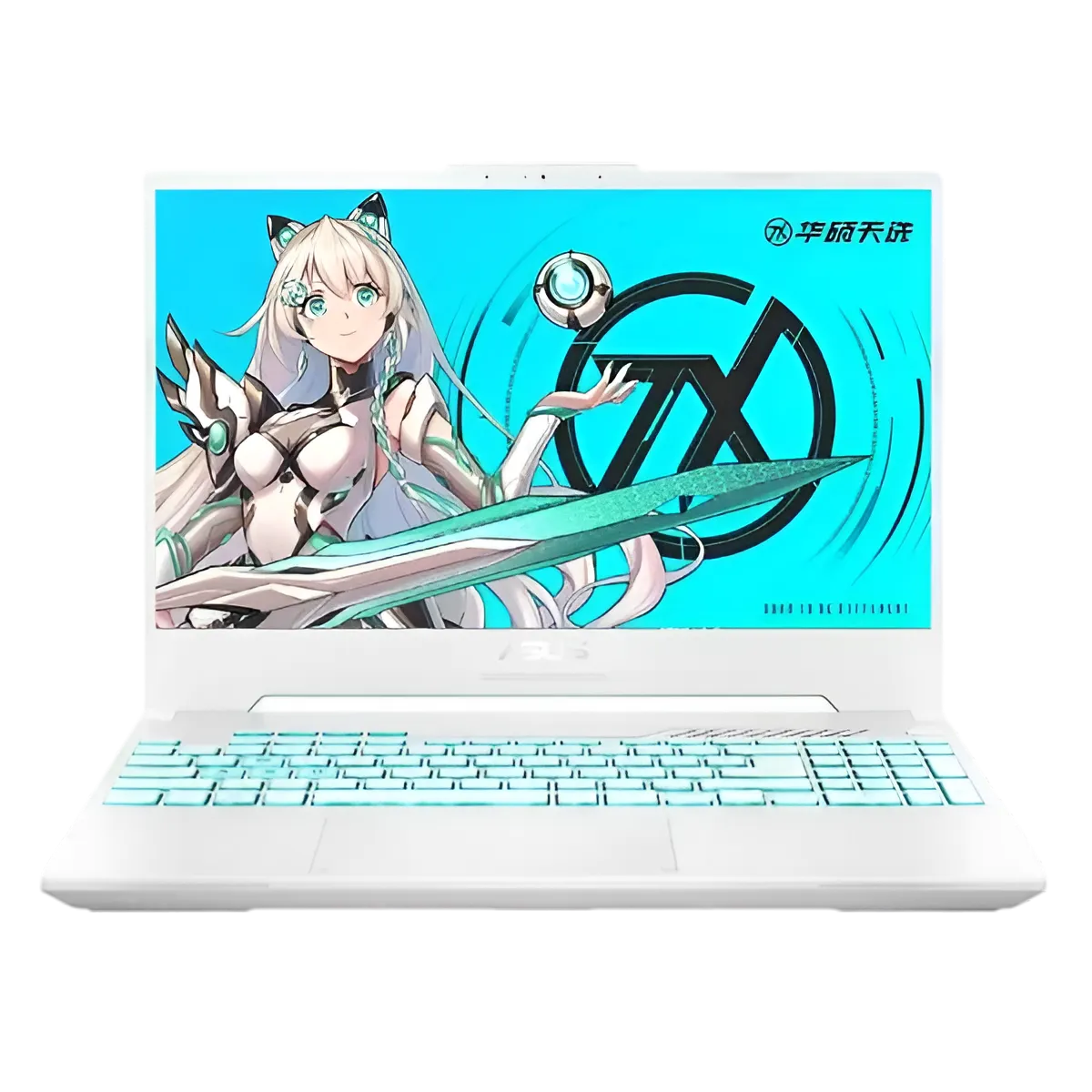 Ноутбук Asus TUF Gaming A15 FA507NV (AMD Ryzen 7 7735HS/15.6"/1920x1080/16Gb/1024Gb SSD/NVIDIA GeForce RTX 4060/Win 11 Pro) Бирюзовый - фото