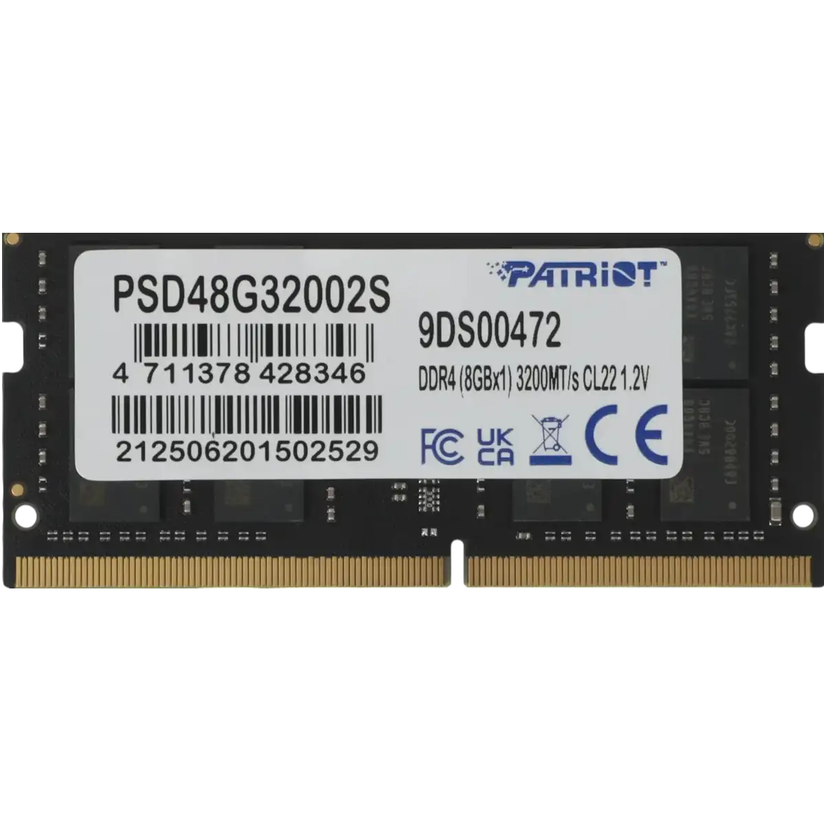 Оперативная память 8 Gb 3200 MHz PATRIOT (PSD48G32002S)