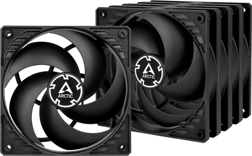 Вентилятор для корпуса Arctic Cooling P12 Value pack (black/black)  (5pc)  (ACFAN00135A) (701617)