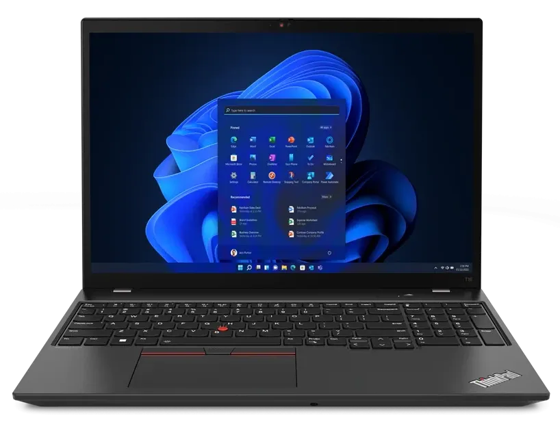 Ноутбук Lenovo ThinkPad T16 Gen 1 (Ryzen 7 PRO 6850U/16"/1920x1200 Touch/16GB/256GB SSD/AMD Radeon 680M/Win 11 Pro) - фото