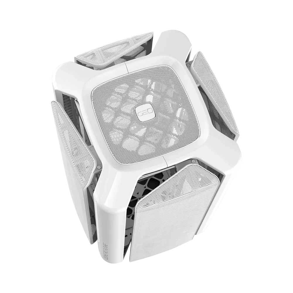 Компьютерный корпус Geometric Future Model 2 The Ark White (1AM2AKWT00101) (GF_M2-THE-ARK-WH-MESH)