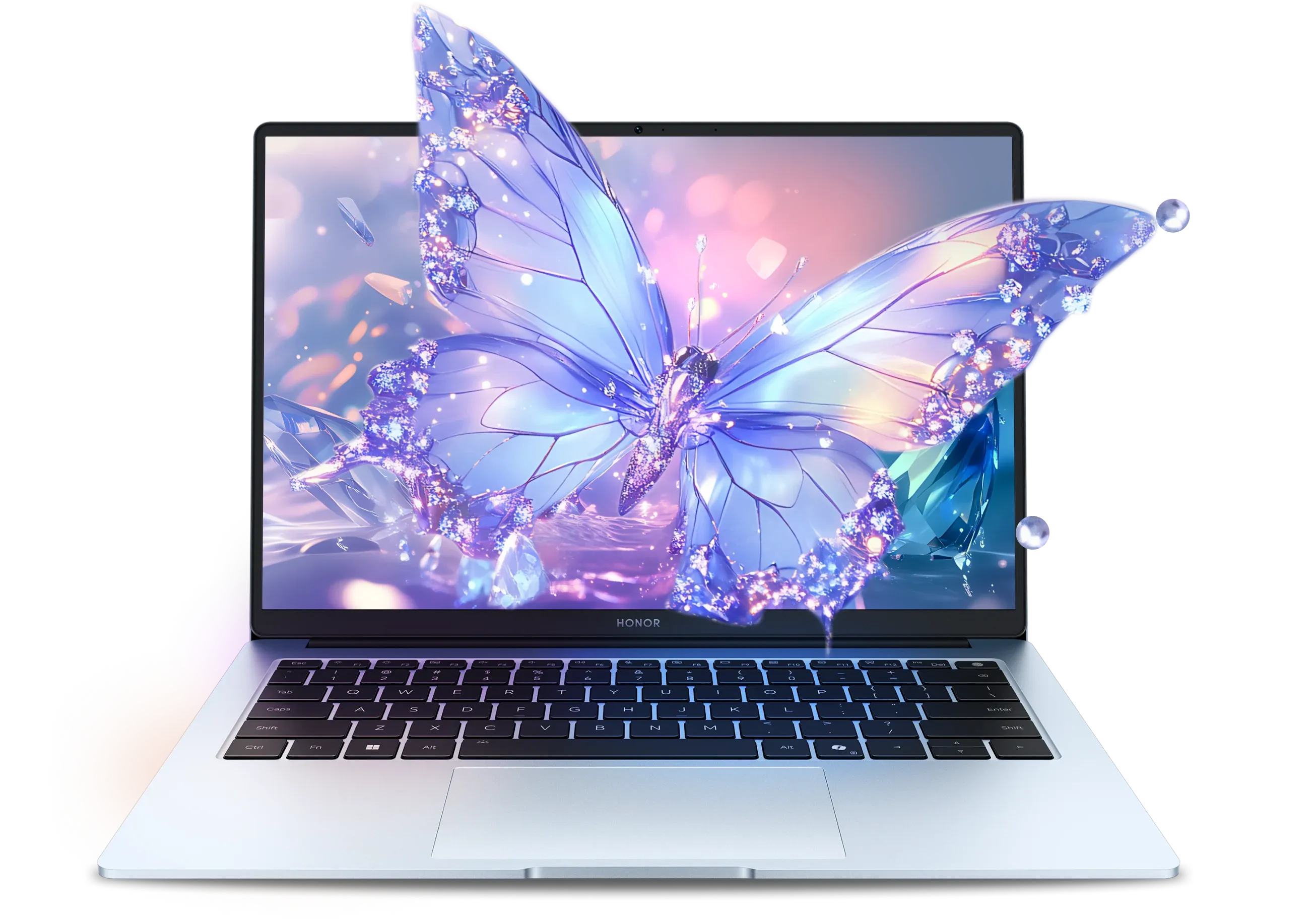 Ноутбук HONOR MagicBook X14 Plus 2025 (Core 5 220H/14"/2880x1800/32Gb/1Тб/Win 11 Home) 5301ALXY Синий - фото