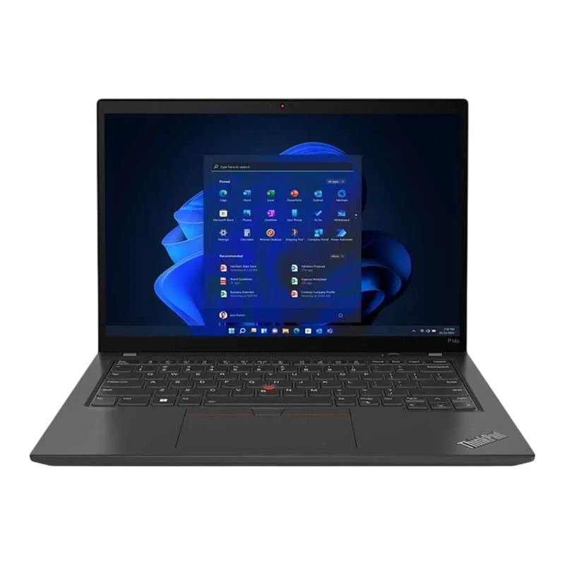 Ноутбук Lenovo ThinkPad P14s Gen 3 (Core i7-1370P/14"/2240х1400/16GB/512GB SSD/RTX A500 4G/Win 11 Pro) Black - фото