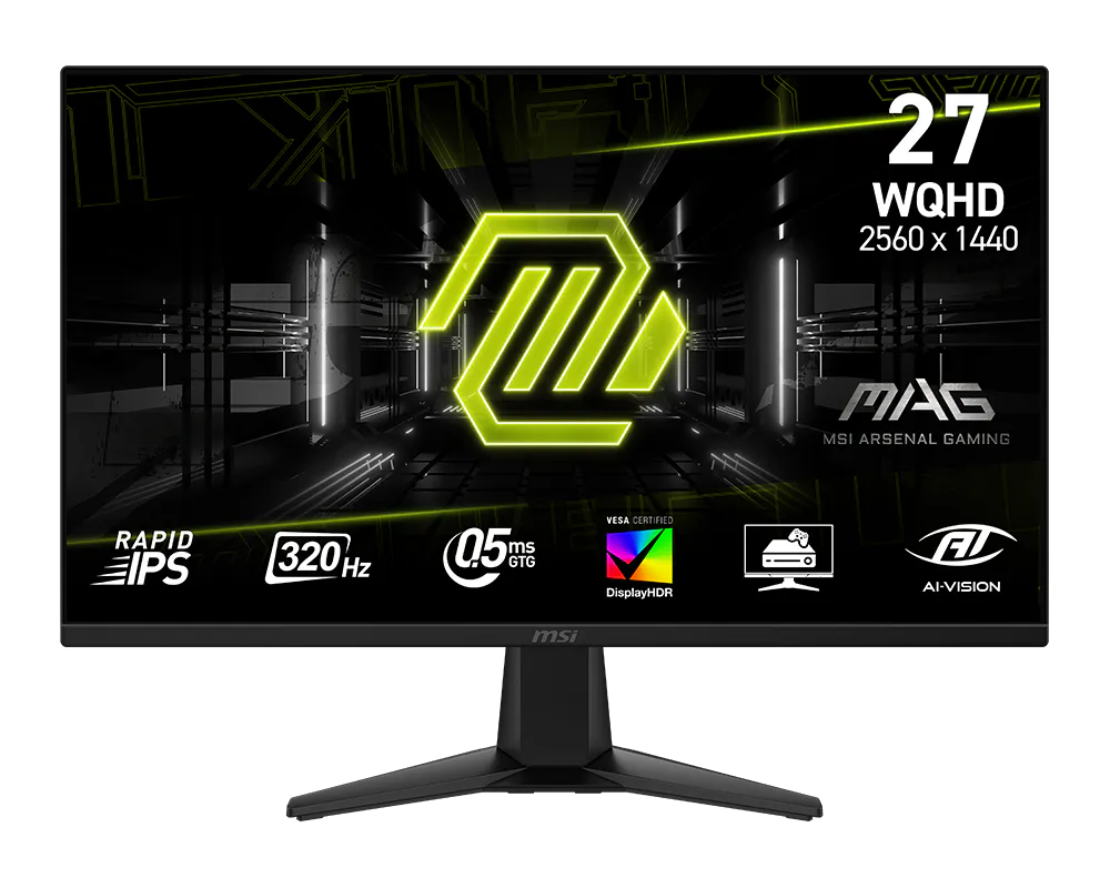 Монитор MSI MAG 275QF X32 черный 27", 2560x1440 320 Гц, IPS