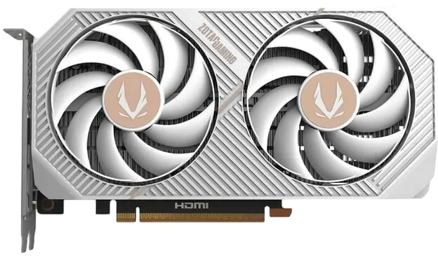 Видеокарта Zotac GeForce RTX 5060  Twin Edge White OC 8Gb (ZT-B50600Q-10M), Retail купить по выгодной цене! 