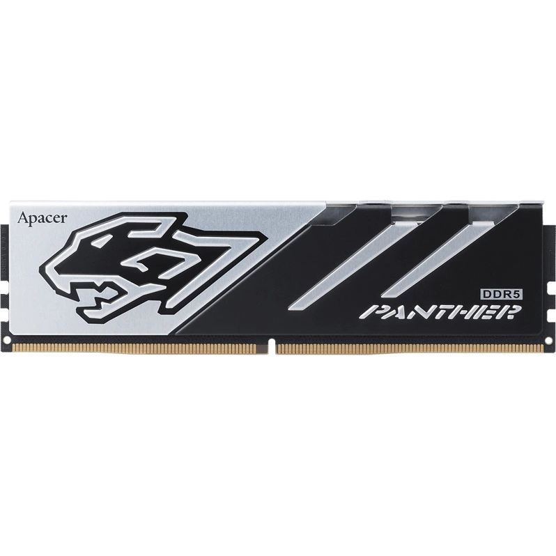 Оперативная память Apacer  DDR5  16GB  6000MHz DIMM Panther Gaming Memory CL38 1.35V (Retail) 2048*8  Heat Sink (Retail) 3 years (AH5U16G60C6227BAA-1)