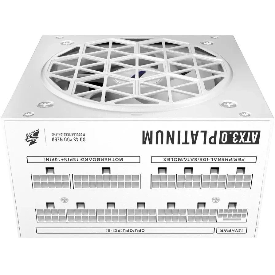 Блок питания 1300W 1STPLAYER NGDP Platinum White HA-1300BA3-WH 16 Pin (PCIe 5.0 Connector Cable Details)