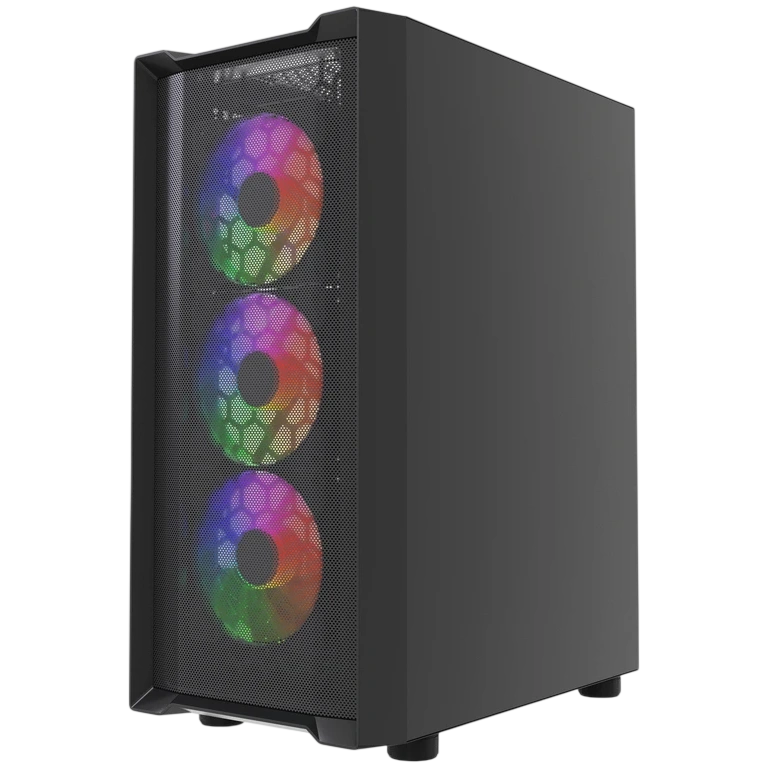Компьютерный корпус Powercase Mistral EA19 TG ARGB Black (CMAEA19-A4)