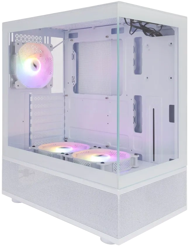 Компьютерный корпус 1STPLAYER MIKU Mi7-A LED TG White (Mi7-A-WH-2F1R-W-1F1-W) купить по выгодной цене! 