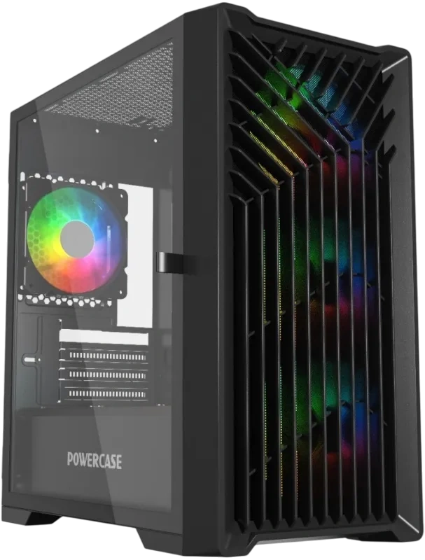 Компьютерный корпус Powercase Mistral Micro X4B TG Black (CMMXB-L4) купить по выгодной цене! 