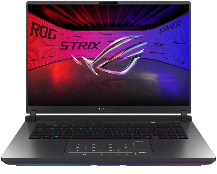Ноутбук ASUS ROG Strix 16 G615LR-AS96 (Ultra 9-275HX/16" 2560x1600/32G/4Tb SSD/RTX 5070 Ti 12G/Win 11 Pro) Gray - фото