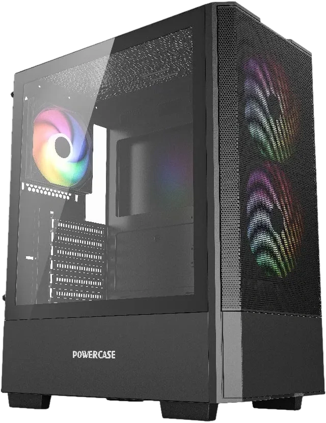 Компьютерный корпус Powercase Mistral AY3B ARGB Black (CMAYB-A3) купить по выгодной цене! 