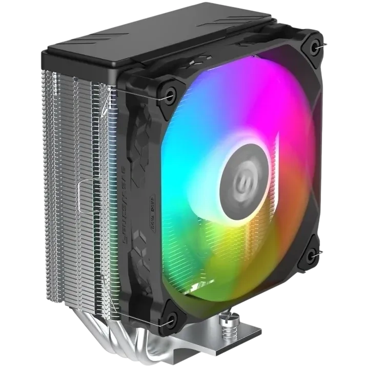 Кулер PentaWave PC-Z04E SRB ARGB  LGA115X/1200/1700/AM4/AM5 (20 шт/кор, TDP 220W, 1*120mm ARGB PWM Fan, 4 тепловые трубки 6мм, 600-1850RPM, 12-32,6dBa)