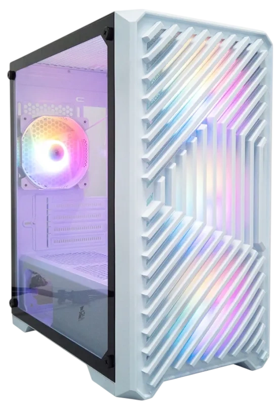 Компьютерный корпус 1STPLAYER TRILOBITE T5 TG (T5-WH-4F1-W) White купить по выгодной цене! 