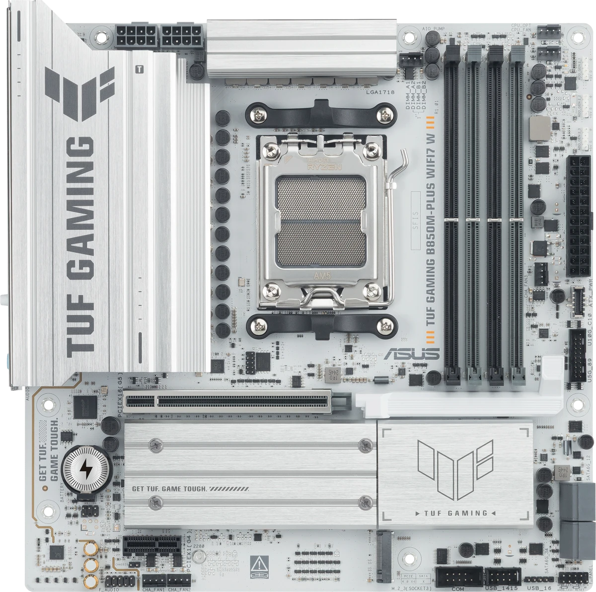 Материнская плата ASUS TUF GAMING B850M-PLUS WIFI7 White (90MB1MD0-M0EAY0) купить по выгодной цене! 