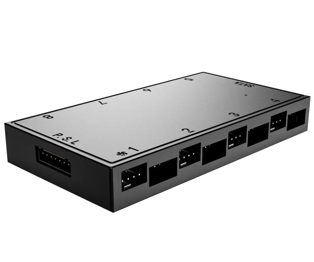 Разветвитель питания ID-COOLING HA-08 PWM ARGB Ports купить по выгодной цене! 