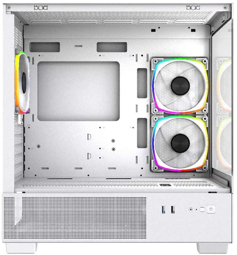 Компьютерный корпус Powercase Vision Micro M3W TG ARGB White (CVMMW-A3)