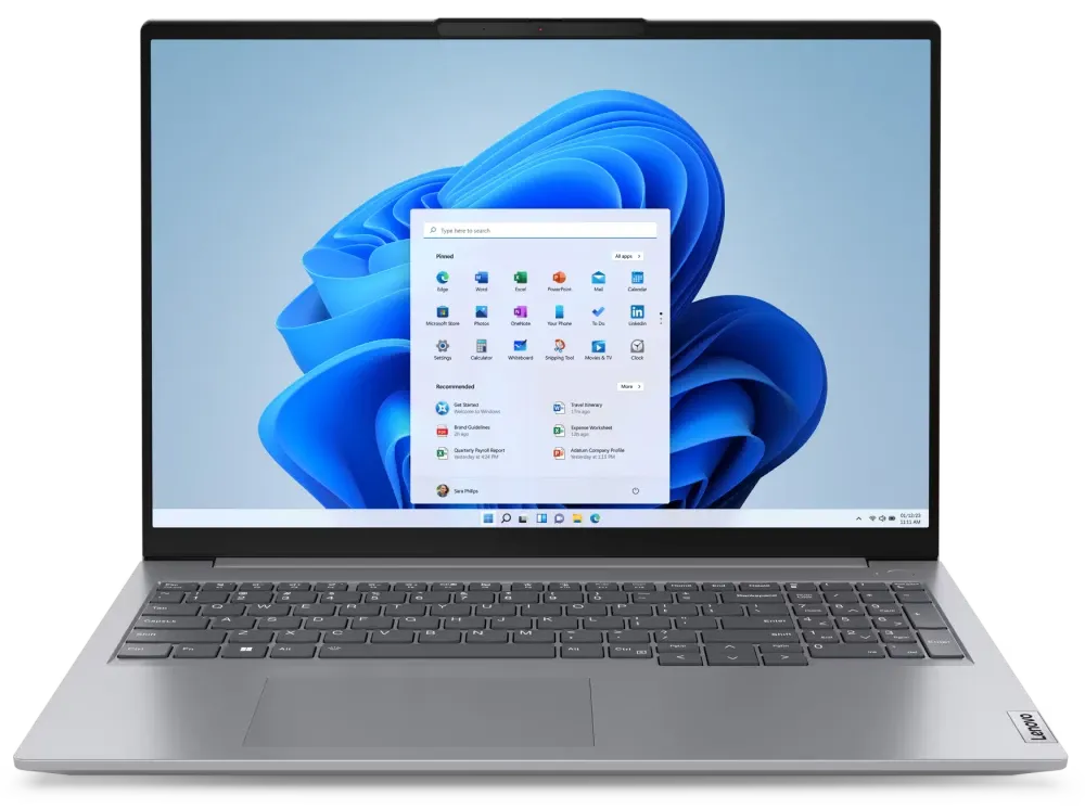 Ноутбук Lenovo ThinkBook 16 G6+ IMH (Ultra 7 155H/16" 2560x1600/16Gb/512Gb SSD/Win 11 Home) 21LE000TCD, Серый - фото