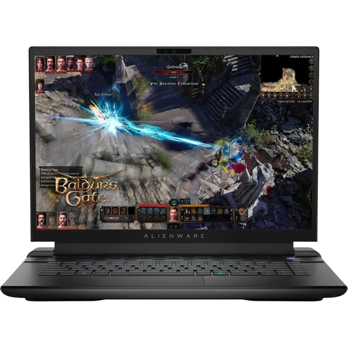 Ноутбук Dell Alienware M16 (AMD Ryzen 9 7845HX 3.0GHz/16" 2560x1600/16Gb/1Tb SSD/NVIDIA GeForce RTX 4080 12Gb/Win 11 Pro) Dark Metallic Moon