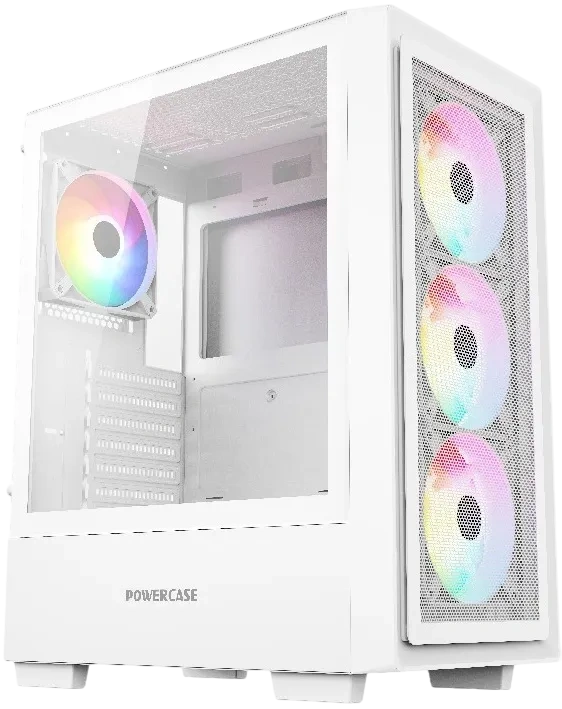 Компьютерный корпус Powercase Mistral AY4W ARGB TG White (CMAYW-A4) купить по выгодной цене! 