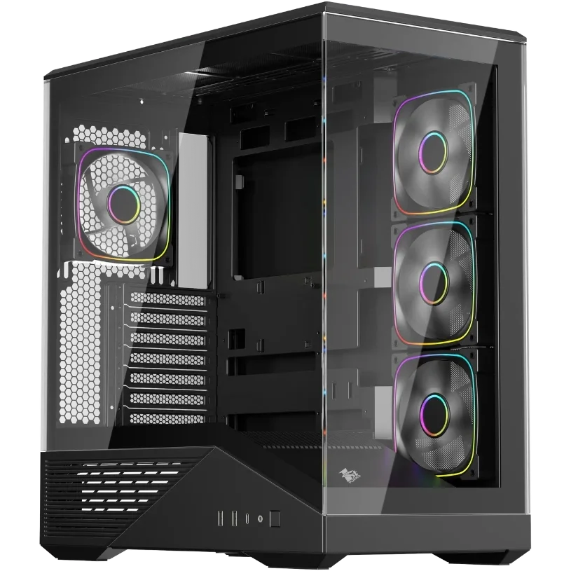 Игровой компьютер 991686 (Ryzen 5 7600X3D 4.1 ГГц/AMD B650/32 ГБ 6.0 ГГц/1024 SSD/RTX 5060 Ti 8 ГБ/Wi-Fi/650W/1STPLAYER GM7 ARGB Black) - купить!