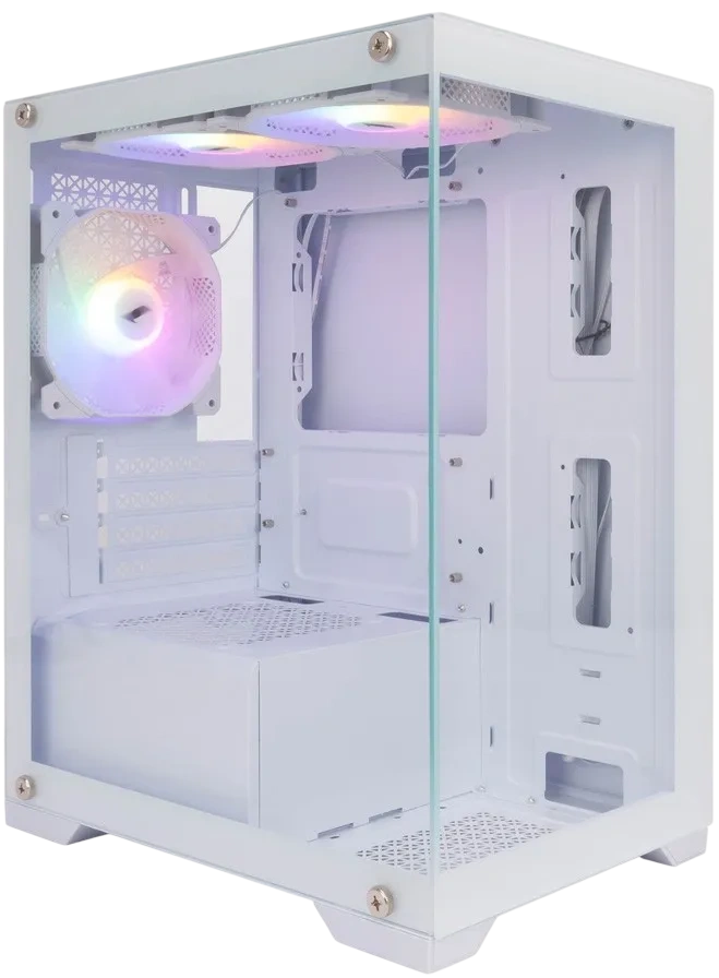 Компьютерный корпус 1STPLAYER MIKU Mi2 LED White (FP_Mi2-WH-3F1-W) купить по выгодной цене! 