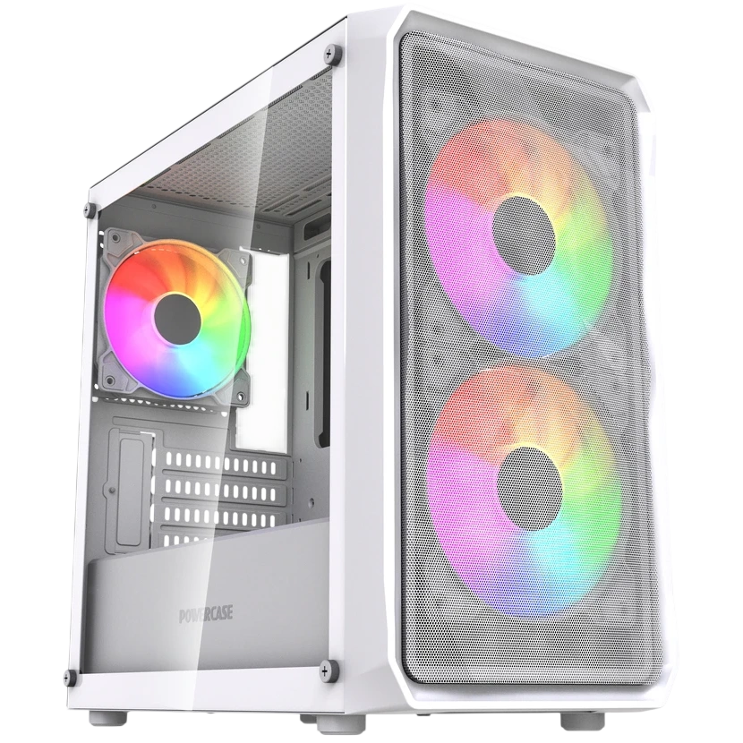 Компьютерный корпус Powercase Mistral Micro A3W TG ARGB V2 White (CMMAW-A3-V2) купить по выгодной цене! 