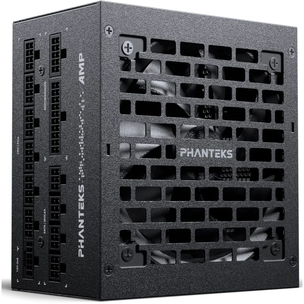 PHANTEKS AMP GH 750W (80 Plus Gold, ATX 3.1, PCIe 5.1, APFC, 120mm Fan, Fully Modular, Black) / PH-P750GH_BK01